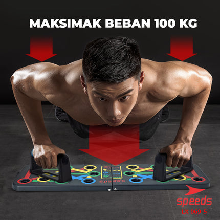 SPEEDS Push Up Board Push Up Stand Alat Push Up Portable Gym Fitness 069-5