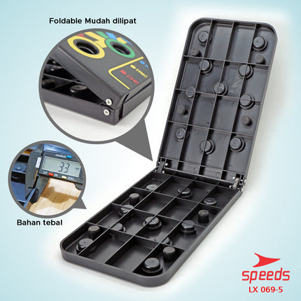 SPEEDS Push Up Board Push Up Stand Alat Push Up Portable Gym Fitness 069-5
