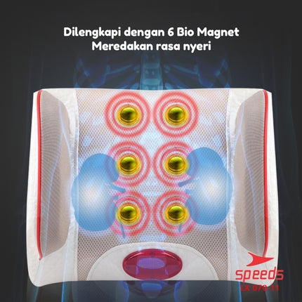 SPEEDS Bantal Pijat Massage Portable Alat Pijat Elektrik Bantal Pijat Portable Home Massager 070-11