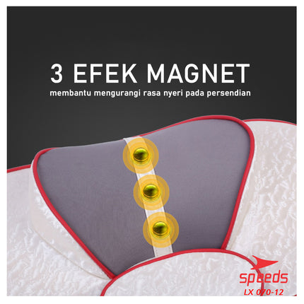 SPEEDS Bantal Pijat Portable Alat Pijat Elektrik Alat Pijat Terapi Bantal Pijat Multifungsi 070-12