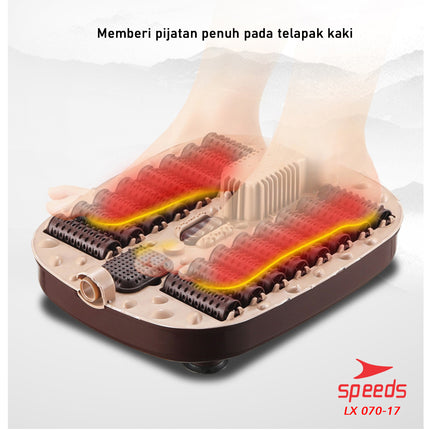 SPEEDS Onsen Pijat Kaki Foot Massager Alat Pijat Elektrik Portable Spa Massager 070-17