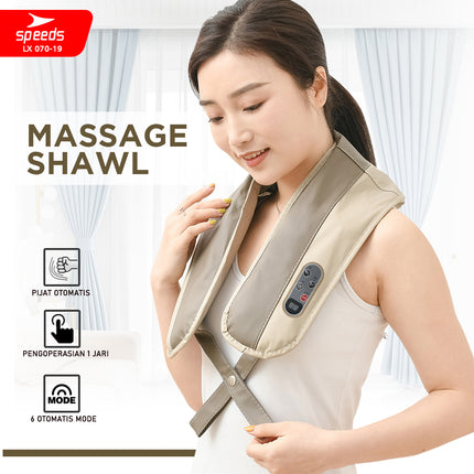 SPEEDS Alat Pijat Leher Alat Pijat Elektrik Alat Pijat Terapi Neck Massager Relaksasi 070-19