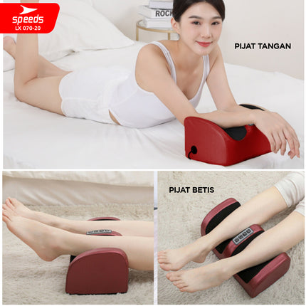 SPEEDS Alat Pijat Kaki Elektrik Foot Massager Terapi Kaki dan Badan Alat Kesehatan Portable 070-20