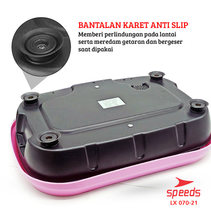 SPEEDS Alat Pijat Elektrik Body Slimmer Alat Pelangsing Perut Tubuh Olahraga Alat Fitness 070-21