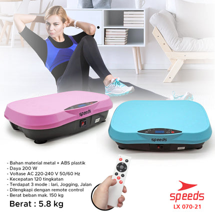 SPEEDS Alat Pijat Elektrik Body Slimmer Alat Pelangsing Perut Tubuh Olahraga Alat Fitness 070-21