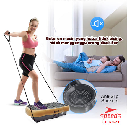SPEEDS Alat Pijat Elektrik Body Slimmer Alat Pelangsing Perut Tubuh Olahraga Alat Fitness 070-23