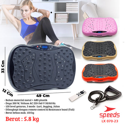 SPEEDS Alat Pijat Elektrik Body Slimmer Alat Pelangsing Perut Tubuh Olahraga Alat Fitness 070-23