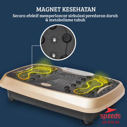 SPEEDS Body Slimmer Alat Pijat Elektrik Alat Pelangsing Perut Alat Olahraga Tubuh Gym Fitness 070-24