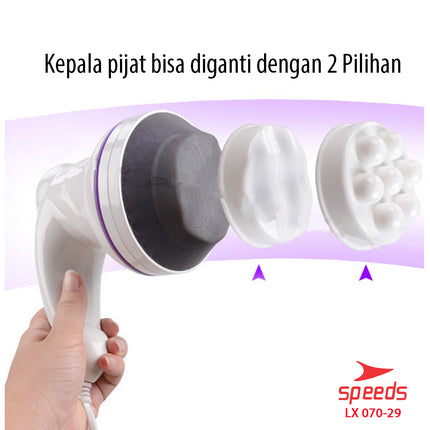 SPEEDS Manipol Body Massager Alat Pijat Elektrik Mengurangi Berat Badan Body Relaxation 070-29