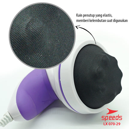 SPEEDS Manipol Body Massager Alat Pijat Elektrik Mengurangi Berat Badan Body Relaxation 070-29