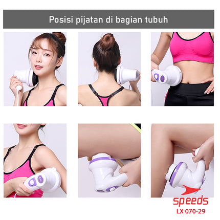 SPEEDS Manipol Body Massager Alat Pijat Elektrik Mengurangi Berat Badan Body Relaxation 070-29