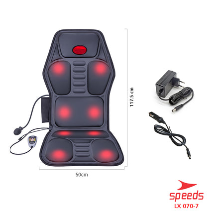 SPEEDS Kursi Pijat Elektrik Kursi Pijat Mobile Alat Pijat Elektrik Alat Terapi Relaksasi 070-7