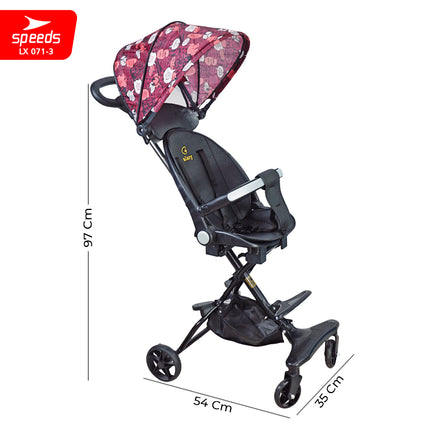 SPEEDS Stroller Bayi Anak Kereta Dorong Bayi Anak Mini Trike Baby Stroller Lipat 071-3