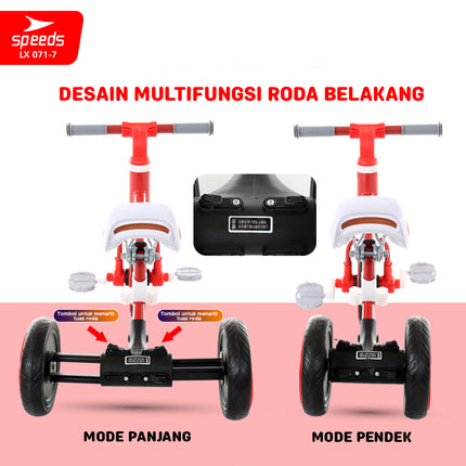 SPEEDS Sepeda Mini Sepeda Anak Taxi KickBike Balancing Bike Sepeda Keseimbangan 071-7