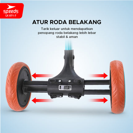 SPEEDS Sepeda Mini Sepeda Anak Taxi KickBike Balancing Bike Sepeda Keseimbangan 071-7