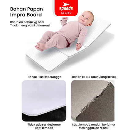 SPEEDS Stroller Kereta Dorong Bayi Portabel Premium Anak Full Cover Fitur Lengkap Newborn Baby Stroller Travel LX 073-2