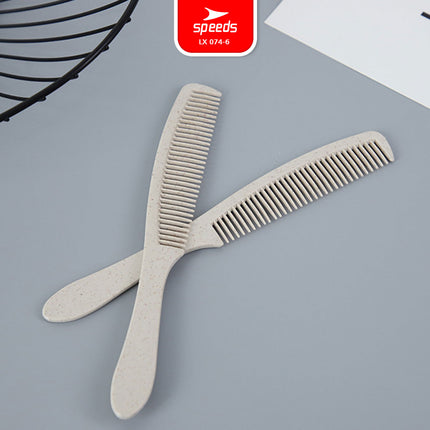 SPEEDS Sisir Hotel Ringan Portable Comb Travel Kit Hotel Supllies Packacing Plastik Wheat Straw Composite Sisir Rambut 074-6