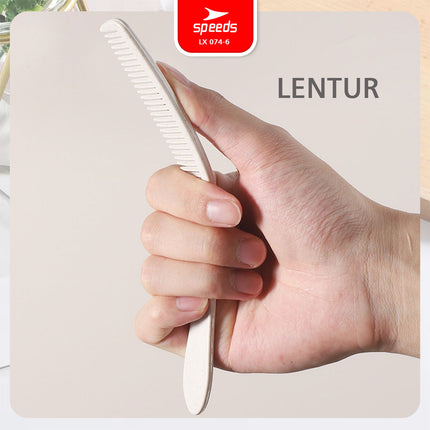 SPEEDS Sisir Hotel Ringan Portable Comb Travel Kit Hotel Supllies Packacing Plastik Wheat Straw Composite Sisir Rambut 074-6