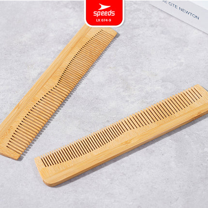 SPEEDS Sisir Bambu Ringan Portable Wooden Bamboo Comb Ramah Lingkungan Zero Waste Eco Friendly 074-9