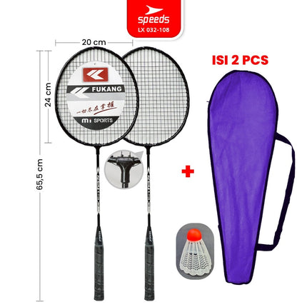 SPEEDS Raket Badminton Raket Racket Bulu Tangkis Outdoor Original Pertandingan 032-507