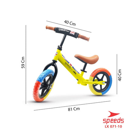 SPEEDS Sepeda Mini Sepeda Anak Taxi KickBike Balancing Bike Sepeda Keseimbangan 071-10