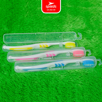 SPEEDS Sikat Gigi Hotel Toothbrush Gosok Gigi Hotel Travel Warna-Warni Atasi Karang Gigi 202-59