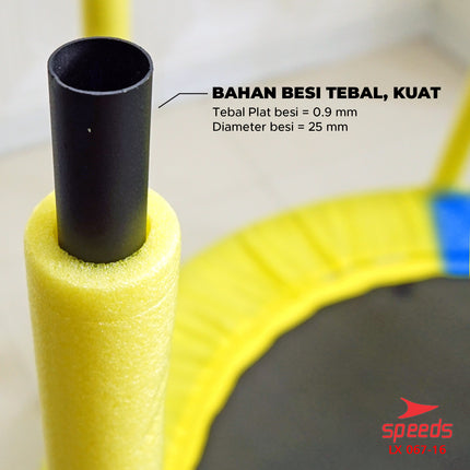 SPEEDS Trampolin Anak Mainan Lompat Jump 60inch Trampoline Mainan Olahraga Anak Lompat 067-16