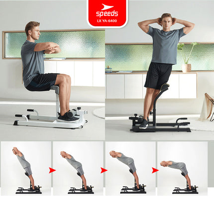 SPEEDS Squat Machine Gym Indoor Outdoor Alat Fitness Bench Olahraga Multifungsi Sit Up Push Up Bar 042-6400