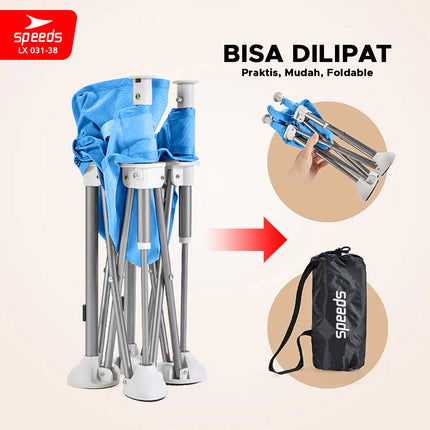 SPEEDS Kursi Makan Lipat Bayi Portabel Baby Chair Booster High Chair Kursi Balita 031-38