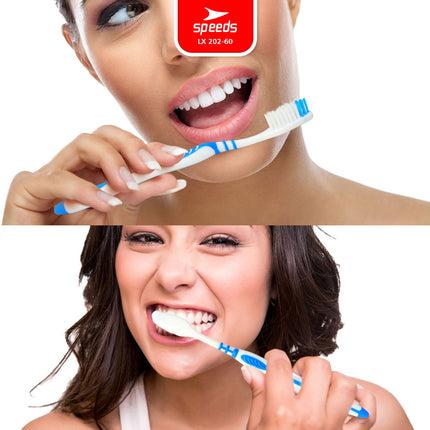 SPEEDS Sikat Gigi Travel Toothbrush Gosok Gigi Hotel Tooth Brush Warna-Warni Atasi Karang Gigi 202-60