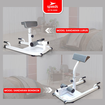 SPEEDS Squat Machine Gym Indoor Outdoor Alat Fitness Bench Olahraga Multifungsi Sit Up Push Up Bar 042-6400