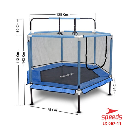 SPEEDS Trampolin Olahraga Trampoline Anak Mainan Lompat Olahraga Fitness 067-11