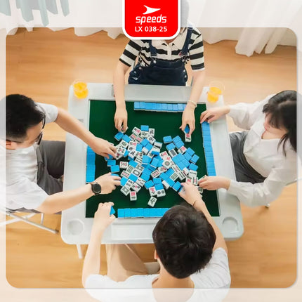 SPEEDS Meja Mahjong Mahyong 90x90x74cm Meja Permainan Indoor Outdoor Piknik Serbaguna Besar 038-25