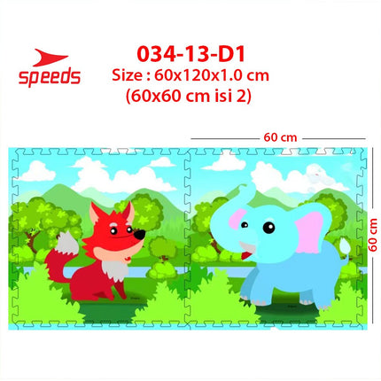 SPEEDS Evamat 30x30cm 20mm Matras Puzzle Karpet Puzzle Matras Eva Alas Lantai Bongkar Pasang 034-13
