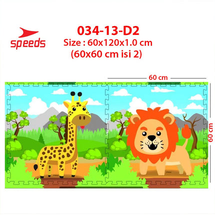SPEEDS Evamat 30x30cm 20mm Matras Puzzle Karpet Puzzle Matras Eva Alas Lantai Bongkar Pasang 034-13