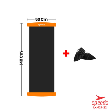 SPEEDS Sliding Mat Alat Fitness Gesek Kaki Portabel Alat Olahraga Gym Sport Gesek Glider Mat 027-22