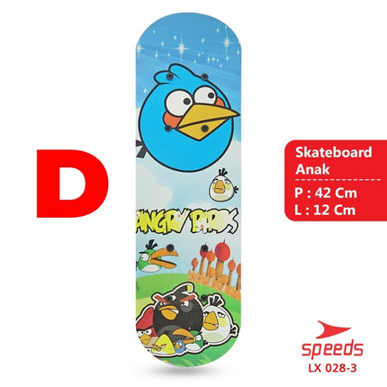 SPEEDS Papan Skateboard Anak Pennyboard Mainan Papan Skate Fullset Freestyle Anak 028-1705