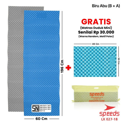 SPEEDS Matras Lipat Duduk XPE Polos Olahraga Yoga Playmat Playmate Tebal Karpet Outdoor Matras Camping Berstandar SNI 027-18