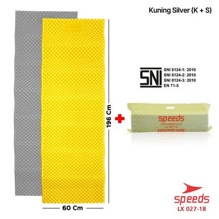 SPEEDS Matras Lipat Duduk XPE Polos Olahraga Yoga Playmat Playmate Tebal Karpet Outdoor Matras Camping Berstandar SNI 027-18