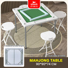 SPEEDS Meja Mahjong Mahyong 90x90x74cm Meja Permainan Indoor Outdoor Piknik Serbaguna Besar 038-25