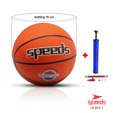 SPEEDS Basketball Original Natural Rubber LX 043-1