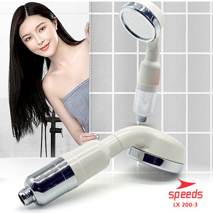 SPEEDS Kepala Shower Head Mandi Bak filter ganda lebih bersih soft halus lembut Shower Only 200-3