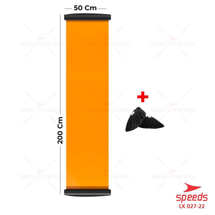SPEEDS Sliding Mat Alat Fitness Gesek Kaki Portabel Alat Olahraga Gym Sport Gesek Glider Mat 027-22