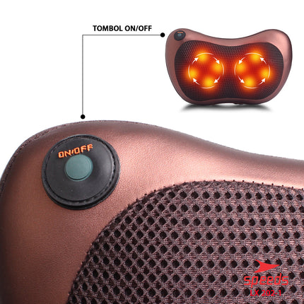 SPEEDS Bantal Pijat portable Home and  Car Masage Pillow 202-1
