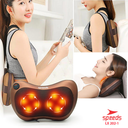 SPEEDS Bantal Pijat portable Home and  Car Masage Pillow 202-1