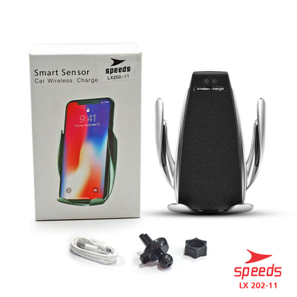 SPEEDS Wireless Car Charger Fast Charging Dipasang di Air Vent Automatic 202-11