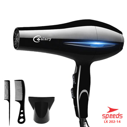 SPEEDS Hair Dryer Alat Pengering Rambut Mini Multifungsi Salon Haircare Pengatur Panas 202-14