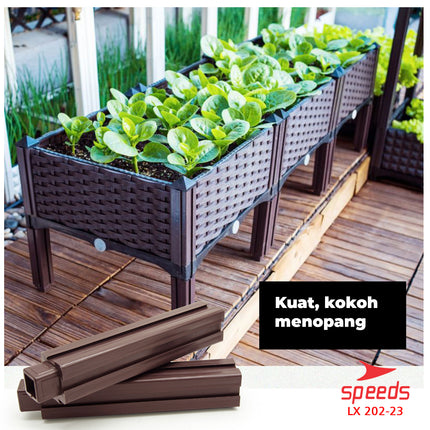 SPEEDS Kaki Penyangga Plastik Planter Box Dudukan Tanaman Hiasan Pot Tanaman 202-23