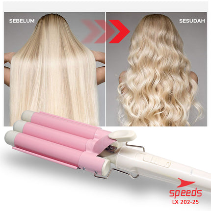 SPEEDS Catokan Rambut Original Hair Curly Keriting Catokan 20mm Otomatis Portable 202-25