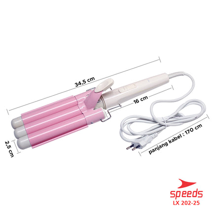 SPEEDS Catokan Rambut Original Hair Curly Keriting Catokan 20mm Otomatis Portable 202-25
